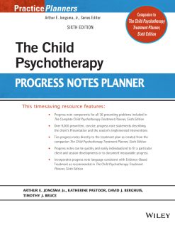 The Child Psychotherapy Progress Notes Planner, 6th edition (Original PDF from Publisher)