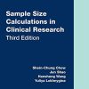 Sample Size Calculations in Clinical Research, Third Edition (Original PDF from Publisher)