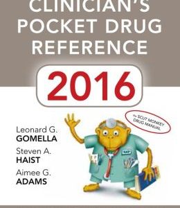 Clinician’s Pocket Drug Reference 2016 (ORIGINAL PDF from Publisher)