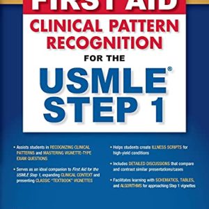 First Aid Clinical Pattern Recognition for the USMLE Step 1 (Original PDF from Publisher, No Index)