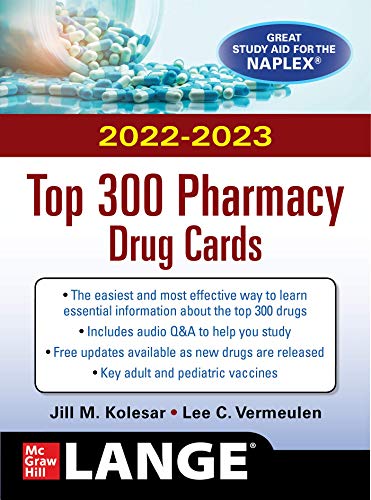 McGraw Hill’s 2022/2023 Top 300 Pharmacy Drug Cards (Original PDF from Publisher)