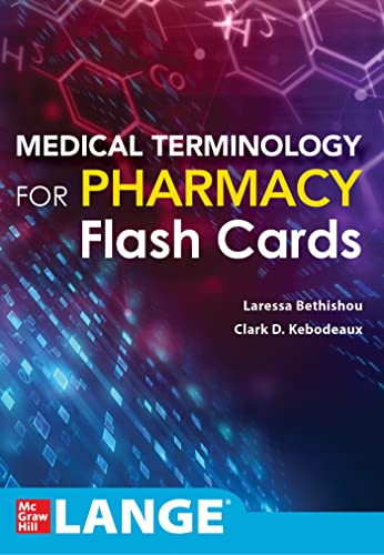 Medical Terminology for Pharmacy Flash Cards (Original PDF from Publisher)