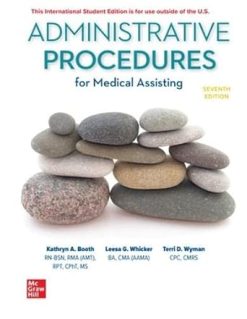 Medical Assisting: Administrative Procedures (Original PDF from Publisher)