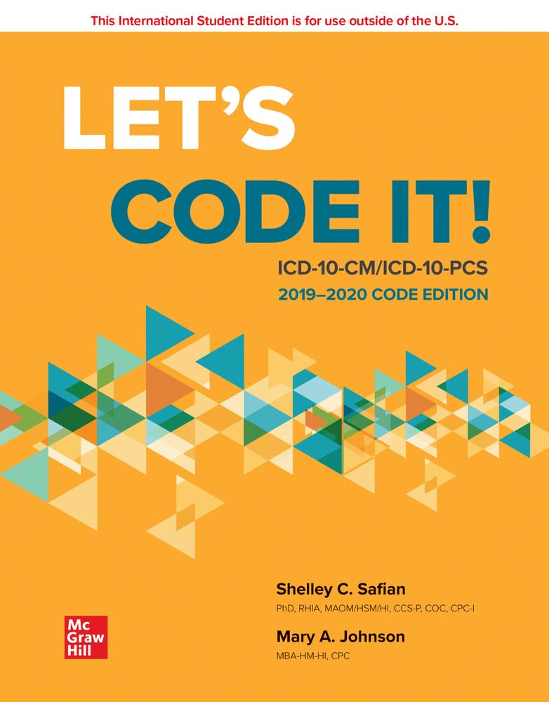 Let’s Code It! ICD-10-CM/PCS 2019-2020 Code Edition, 2nd Edition (Original PDF from Publisher)