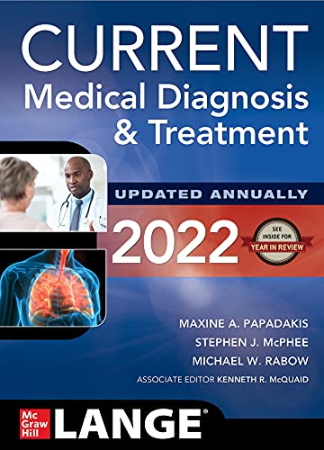 CURRENT Medical Diagnosis and Treatment 2022 (Original PDF from Publisher)