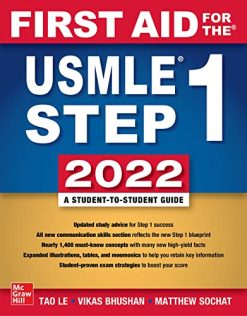 First Aid for the USMLE Step 1 2022, Thirty Second Edition (Original PDF from Publisher)