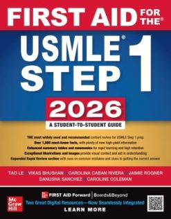 First Aid for the USMLE Step 1 2026, 36th Edition (Original PDF from Publisher)