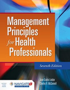 Management Principles for Health Professionals, 7th Edition (Original PDF from Publisher)