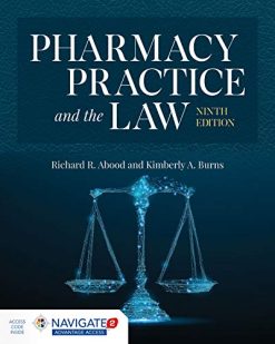 Pharmacy Practice and the Law, 9th Edition (Original PDF from Publisher)
