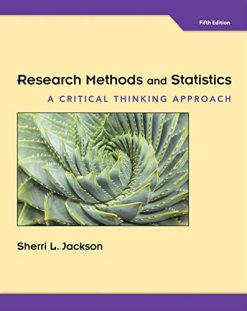 Research Methods and Statistics: A Critical Thinking Approach, 5th Edition (High Quality Image PDF)