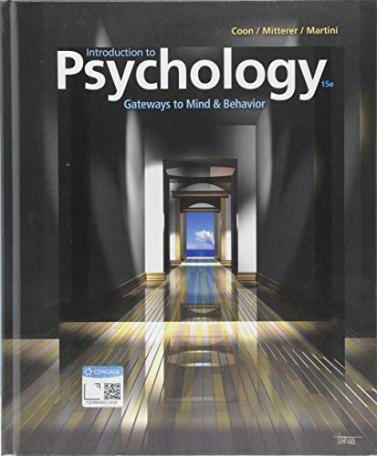 Introduction to Psychology: Gateways to Mind and Behavior, 15th Edition (Original PDF from Publisher)