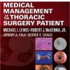Medical Management of the Thoracic Surgery Patient (ORIGINAL PDF from Publisher)