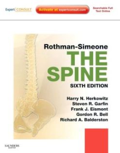 Rothman Simeone The Spine: Expert Consult, 6th Edition (ORIGINAL PDF from Publisher)