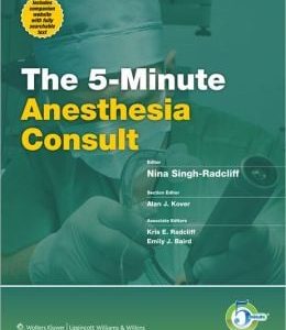 5-Minute Anesthesia Consult (ORIGINAL PDF from Publisher)