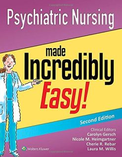 Psychiatric Nursing Made Incredibly Easy!, 2nd Edition (EPUB)