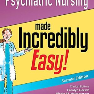 Psychiatric Nursing Made Incredibly Easy!, 2nd Edition (EPUB)