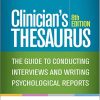 Clinician’s Thesaurus, 8th Edition: The Guide to Conducting Interviews and Writing Psychological Reports (Original PDF from Publisher)