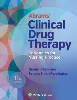 Abrams’ Clinical Drug Therapy: Rationales for Nursing Practice, 11th Edition (EPUB)