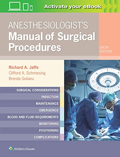 Anesthesiologist’s Manual of Surgical Procedures, 6th Edition (EPUB)
