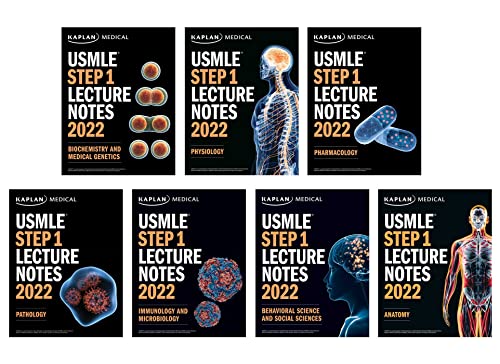 USMLE Step 1 Lecture Notes 2022: 7-Book Set (USMLE Prep) (High Quality Image PDF)