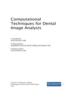 Computational Techniques for Dental Image Analysis (EPUB)