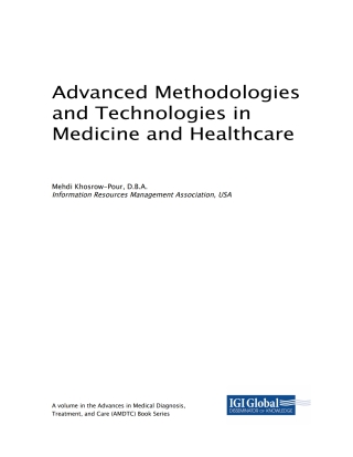 Advanced Methodologies and Technologies in Medicine and Healthcare (Original PDF from Publisher)