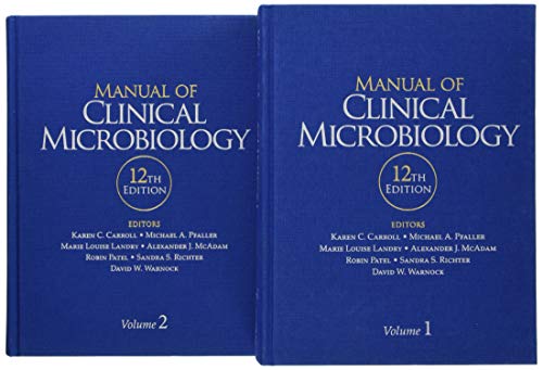 Manual of Clinical Microbiology, 2 Volume Set, 12th Edition (ASM Books) (True PDF from Publisher, No Frontmatter & Index)