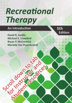 Recreational Therapy: An Introduction 5e (Original PDF from Publisher)