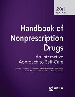Handbook of Nonprescription Drugs: An Interactive Approach to Self-Care, 20th Edition (Converted PDF)