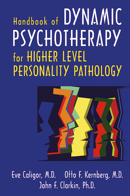 Handbook of Dynamic Psychotherapy for Higher Level Personality Pathology (Original PDF from Publisher)