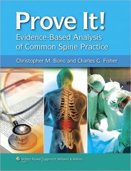 Prove It! Evidence-Based Analysis of Common Spine Practice (Original PDF from Publisher)