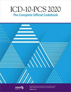 ICD-10-PCS 2020: The Complete Official Codebook (Original PDF from Publisher)