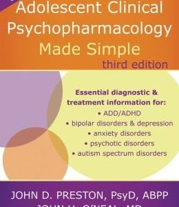 Child and Adolescent Clinical Psychopharmacology Made Simple, 3rd Edition
