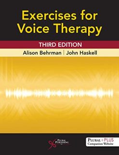 Exercises for Voice Therapy, Third Edition (Original PDF from Publisher)