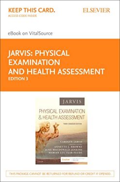 Physical Examination and Health Assessment, 3rd Canadian Edition (Original PDF from Publisher)