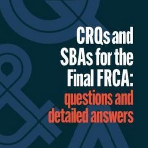 CRQs and SBAs for the Final FRCA (AZW3 + EPUB + Converted PDF)