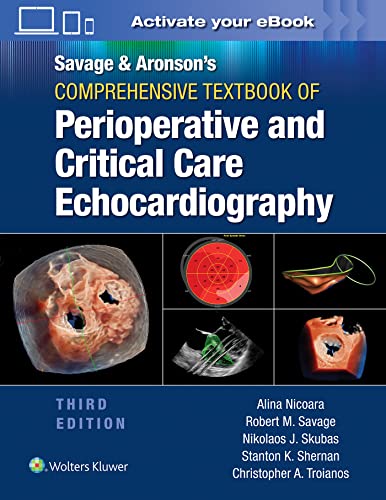 Savage & Aronson’s Comprehensive Textbook of Perioperative and Critical Care Echocardiography, 3rd Edition (EPUB)