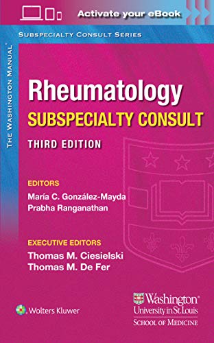 The Washington Manual Rheumatology Subspecialty Consult, 3rd Edition (Original PDF from Publisher)