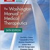 The Washington Manual of Medical Therapeutics, 36th Edition (Original PDF from Publisher)