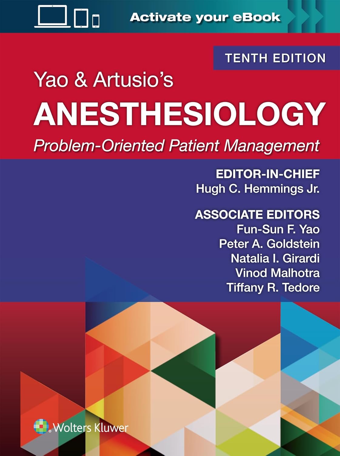 Yao & Artusio’s Anesthesiology: Problem-Oriented Patient Management, 10th Edition (EPUB)