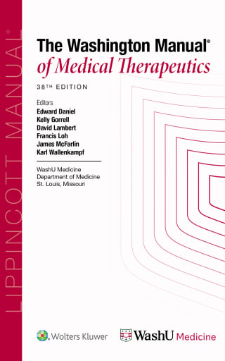 Washington Manual of Medical Therapeutics, 38th Edition (EPUB)