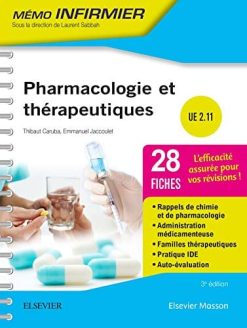 Pharmacologie et thérapeutiques: Unité d’enseignement 2.11, 3e (Original PDF from Publisher)