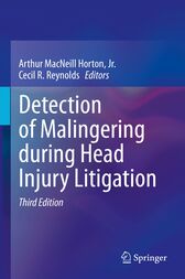 Detection of Malingering during Head Injury Litigation (3rd ed.) (Original PDF from Publisher)