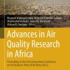 Advances in Air Quality Research in Africa: Proceedings of the First International Conference on Air Quality in Africa (ICAQ’Africa 2022) (Original PDF from Publisher)