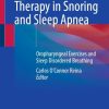 Myofunctional Therapy in Snoring and Sleep Apnea (Original PDF from Publisher)