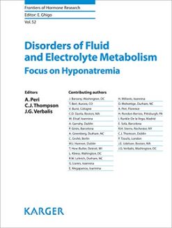Disorders of Fluid and Electrolyte Metabolism: Focus on Hyponatremia (Frontiers of Hormone Research, Vol. 52) (Original PDF from Publisher)