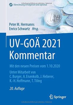 UV-GOÄ 2021 Kommentar: Mit den neuen Preisen vom 1.10.2020 (Abrechnung erfolgreich und optimal) (German Edition) (Original PDF from Publisher)