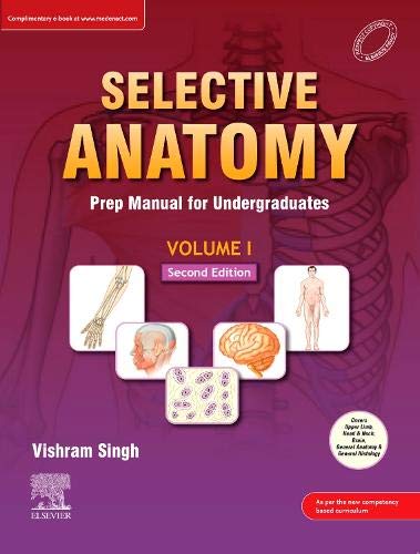 Selective Anatomy: Prep Manual for Undergraduates (Vol – 1), 2nd Edition (Original PDF from Publisher)