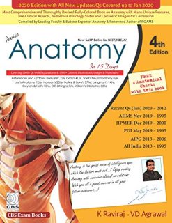 Anatomy (New SARP Series for NEET/NBE/Al), 4th Edition (Original PDF from Publisher)