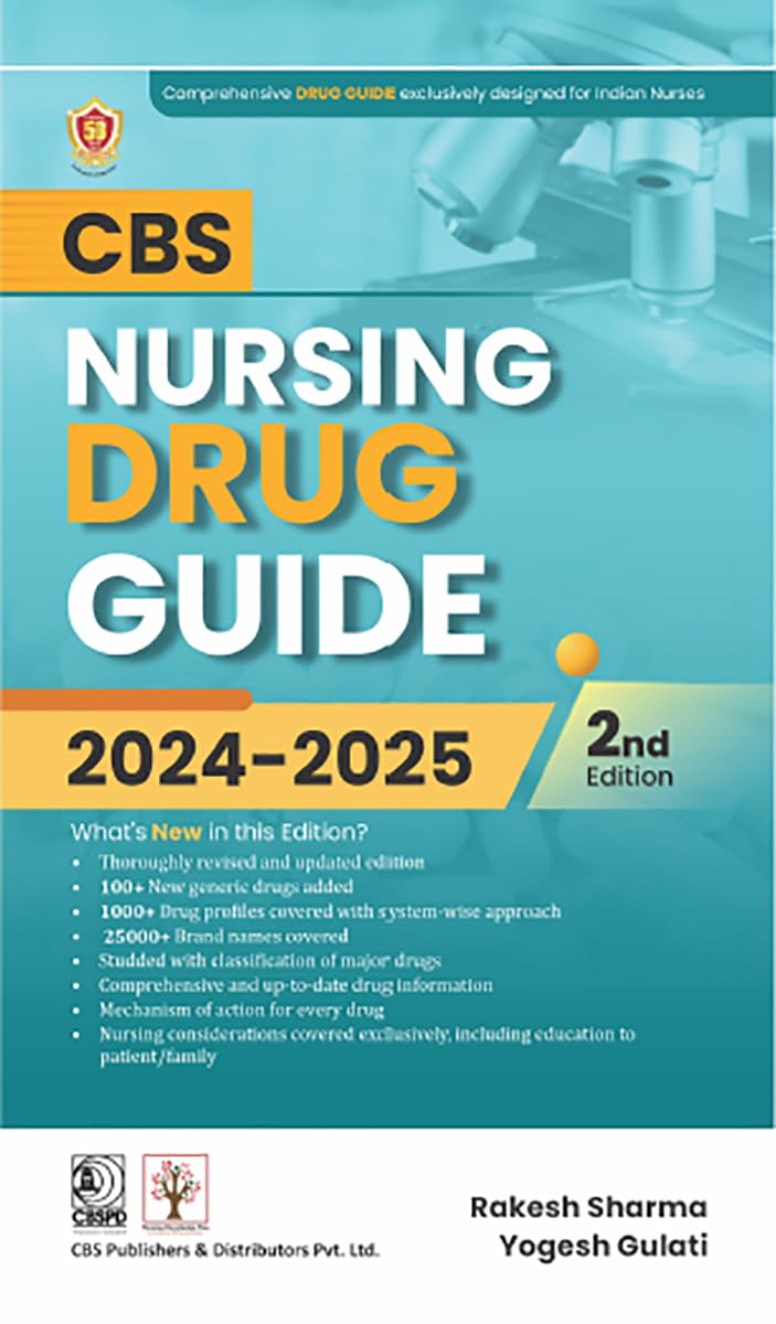 CBS Nursing Drug Guide 2024-2025, 2nd Edition (Original PDF from Publisher)